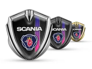 Scania Emblema Metal Insignia Rápido Estilo Fulgente Toque